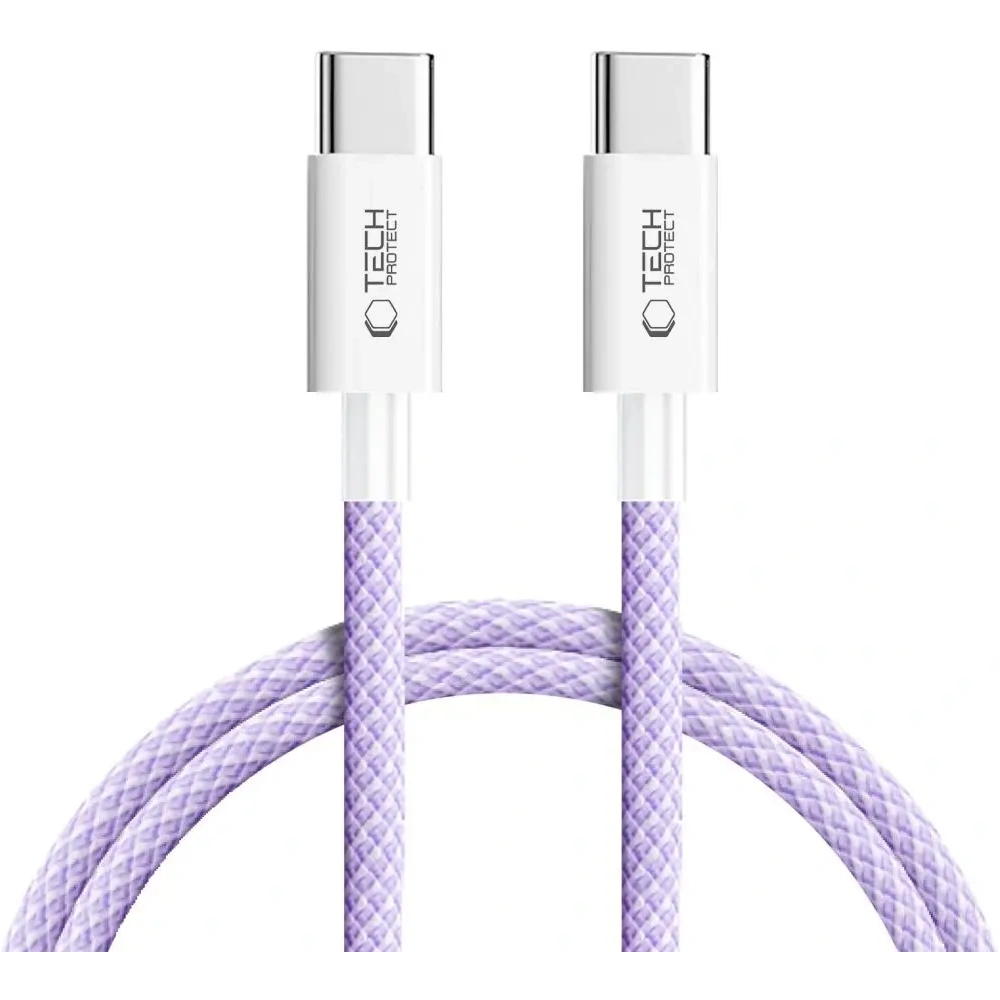 Kabel Tech-Protect Ultraboost Lite USB-C / USB-C Cable PD60W/3A 100cm Mauve