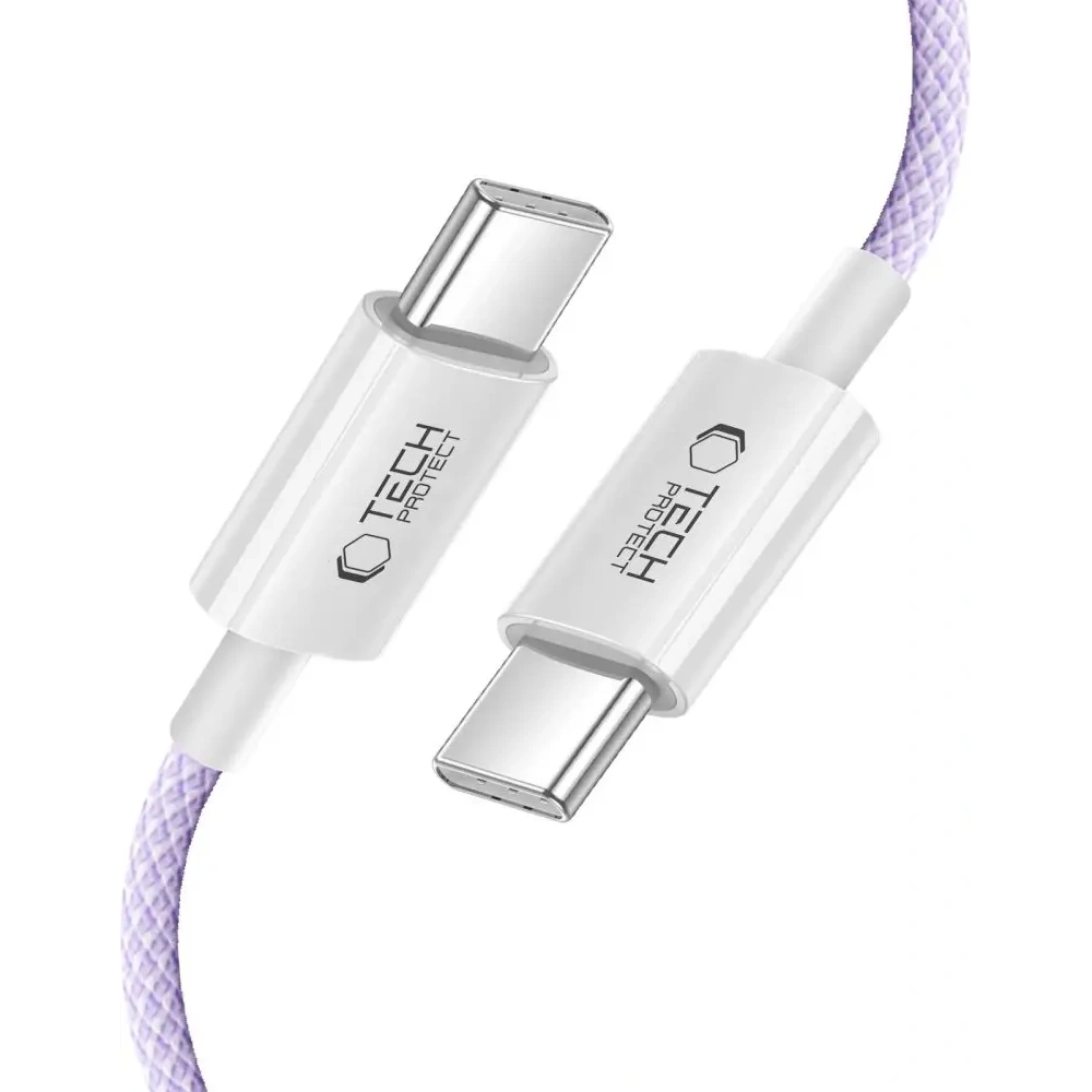 Kabel Tech-Protect Ultraboost Lite USB-C / USB-C Cable PD60W/3A 100cm Mauve