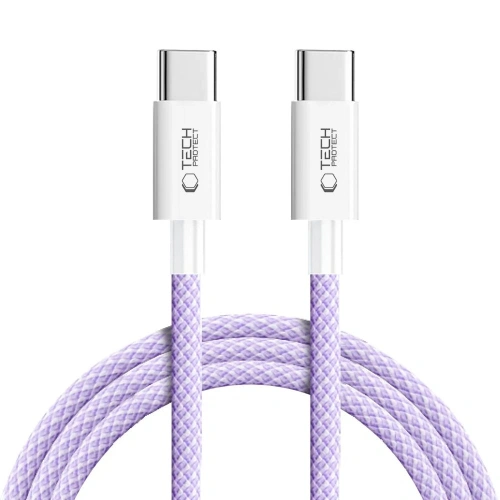 Kup Tech-Protect Ultraboost Lite USB-C / USB-C Kabel PD60W/3A 200cm Mauve - THP3670 - {ean13} - Sklep Home Screen
