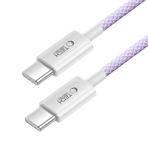 Kup Tech-Protect Ultraboost Lite USB-C / USB-C Kabel PD60W/3A 200cm Mauve - THP3670 - {ean13} - Sklep Home Screen