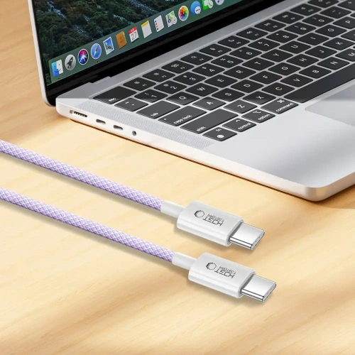 Kup Tech-Protect Ultraboost Lite USB-C / USB-C Kabel PD60W/3A 200cm Mauve - THP3670 - {ean13} - Sklep Home Screen