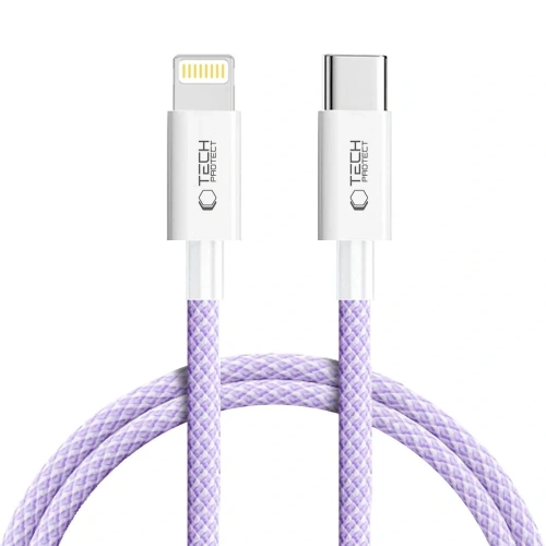 Kup Kabel Tech-Protect Ultraboost Lite USB-C / Lightning Cable PD27W/3A 100cm Mauve - THP3671 - {ean13} - Sklep Home Screen