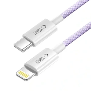 Buy Tech-Protect Ultraboost Lite USB-C / Lightning Cable PD27W/3A 100cm Mauve - THP3671 - {ean13} - Home Screen Store Europe