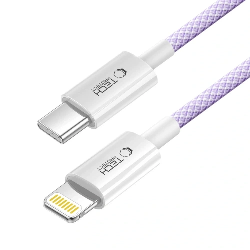 Kup Tech-Protect Cablu Ultraboost Lite USB-C / Lightning PD27W/3A 200cm Mauve - THP3673 - {ean13} - Sklep Home Screen