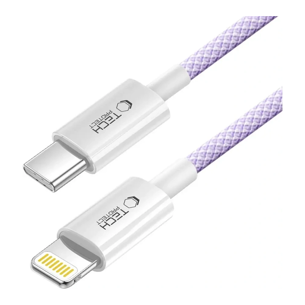 Kabel Tech-Protect Ultraboost Lite USB-C / Lightning Cable PD27W/3A 200cm Mauve