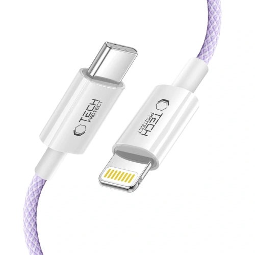 Kup Tech-Protect Cablu Ultraboost Lite USB-C / Lightning PD27W/3A 200cm Mauve - THP3673 - {ean13} - Sklep Home Screen