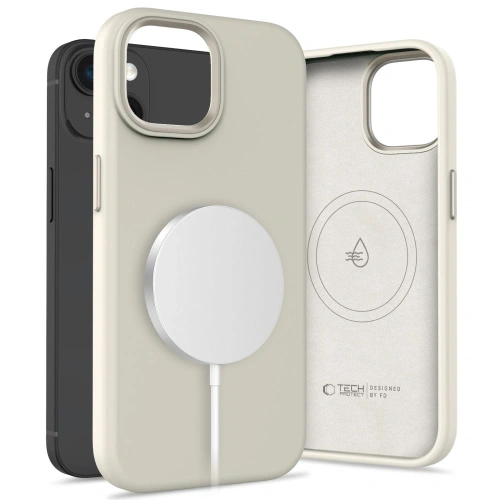 Kup Tech-Protect Silicon Pur MagSafe Apple iPhone 15 Cosmic Latte - THP3674 - {ean13} - Sklep Home Screen