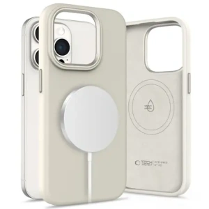 Kup Tech-Protect Szilikon Pure MagSafe Apple iPhone 15 Pro Max Cosmic Latte - THP3676 - {ean13} - Sklep Home Screen
