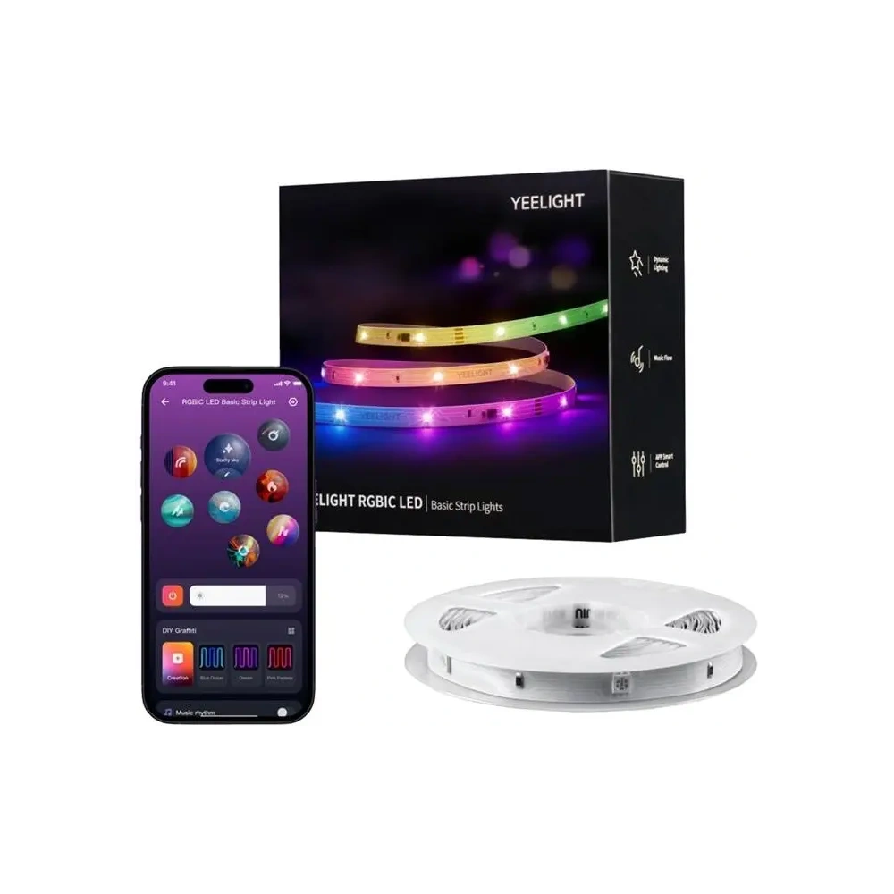 Pasek LED RGBIC Yeelight Led Basic Strip Lights 12m