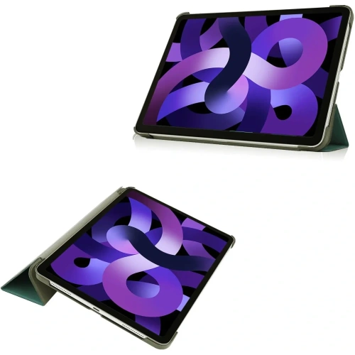 Kup Etui Bizon Case Tab Croc do Apple iPad Air 6 10.9" 2024 / iPad Air 5 10.9 2022 / Air 4 10.9 2020 ciemnozielone - BIZ7866 - {ean13} - Sklep Home Screen