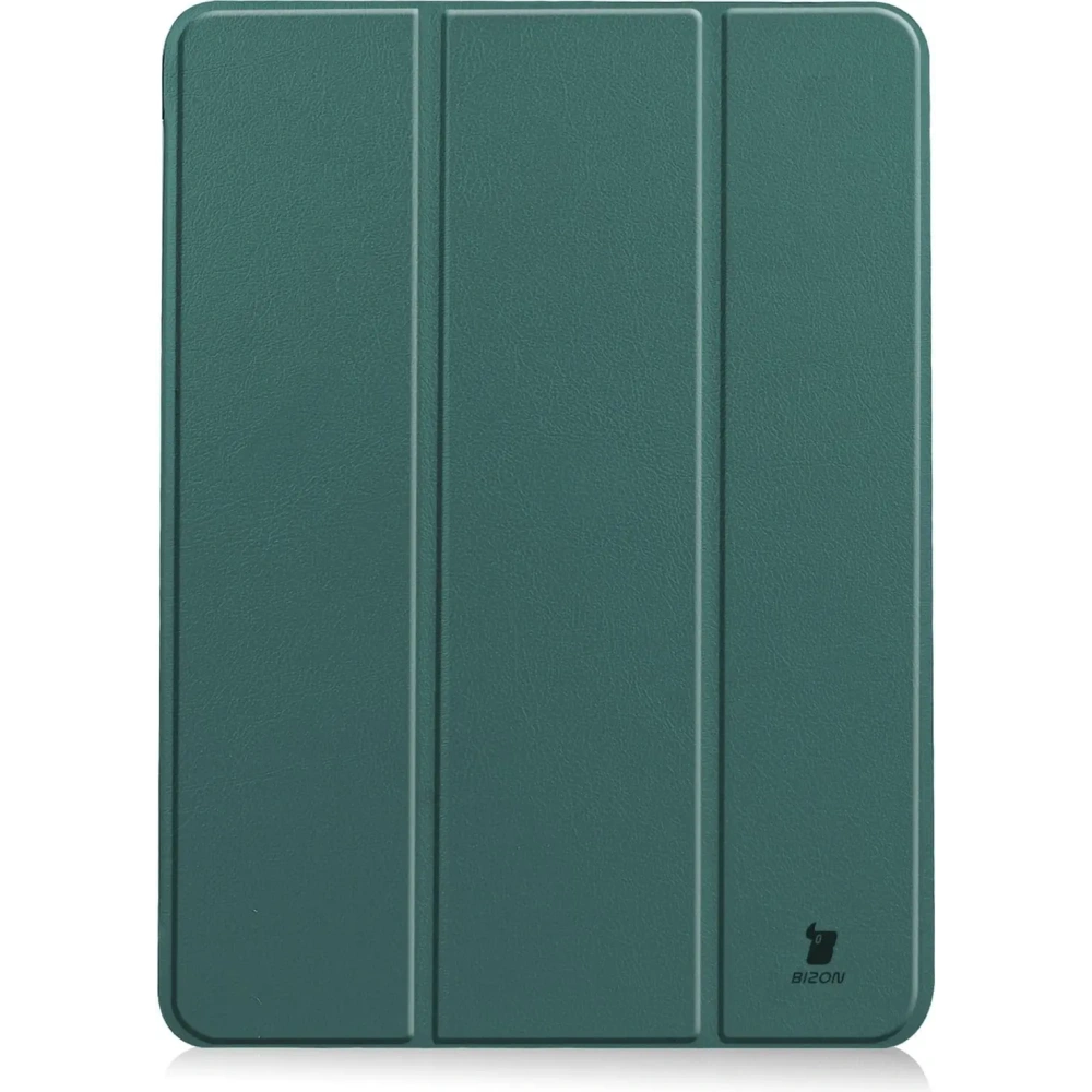 Etui Bizon Case Tab Croc do Apple iPad Air 6 10.9" 2024 / iPad Air 5 10.9 2022 / Air 4 10.9 2020 ciemnozielone