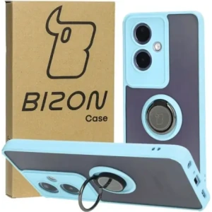 Kup Bizon Case Hybrid Ring Oppo A79 5G fumuriu cu un cadru de culoare albastră deschisă - BIZ7867 - {ean13} - Sklep Home Screen