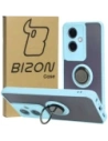 Buy Bizon Case Hybrid Ring Oppo A79 5G smoky with a light blue frame - BIZ7867 - {ean13} - Home Screen Store Europe