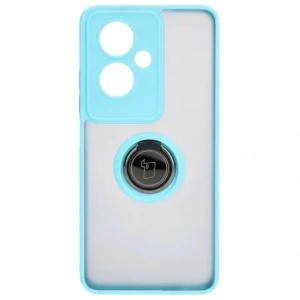 Kup Bizon Case Hybrid Ring Oppo A79 5G fumuriu cu un cadru de culoare albastră deschisă - BIZ7867 - {ean13} - Sklep Home Screen