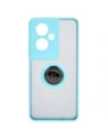 Buy Bizon Case Hybrid Ring Oppo A79 5G smoky with a light blue frame - BIZ7867 - {ean13} - Home Screen Store Europe