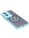 Buy Bizon Case Hybrid Ring Oppo A79 5G smoky with a light blue frame - BIZ7867 - {ean13} - Home Screen Store Europe