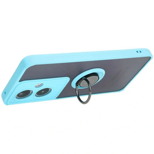 Buy Bizon Case Hybrid Ring Oppo A79 5G smoky with a light blue frame - BIZ7867 - {ean13} - Home Screen Store Europe