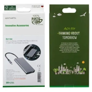 Kup 4smarts HUB 8in1 DeX-Modus USB-C / 2xUSB-A 3.0, USB-C, HDMI 1.4, SD/TF, VGA, Ethernet RJ-45, 3.5mm grau - 4SMR60 - {ean13} - Sklep Home Screen
