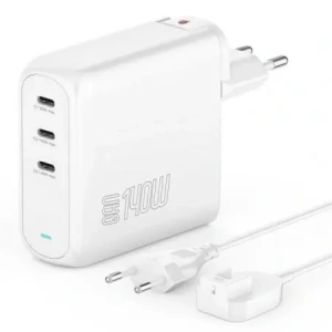Kup 4smarts network charger GaN Flex Pro 140W 3xUSB-C weiß - 4SMR61 - {ean13} - Sklep Home Screen