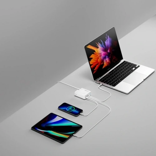 Kup Ładowarka sieciowa 4smarts GaN Flex Pro 140W 3xUSB-C biały - 4SMR61 - {ean13} - Sklep Home Screen