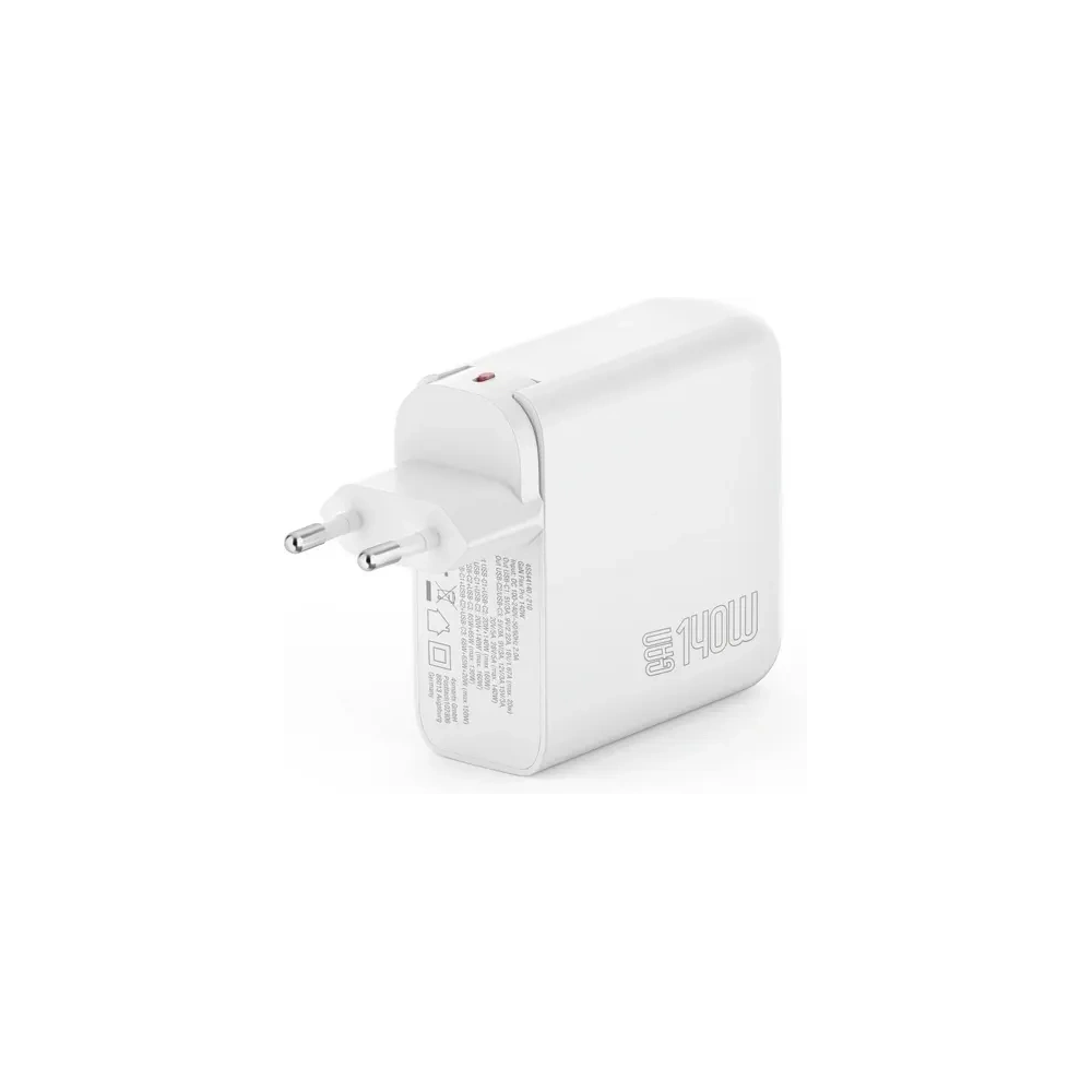 Ładowarka sieciowa 4smarts GaN Flex Pro 140W 3xUSB-C biały