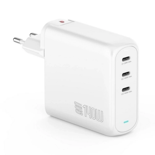Kup Ładowarka sieciowa 4smarts GaN Flex Pro 140W 3xUSB-C biały - 4SMR61 - {ean13} - Sklep Home Screen