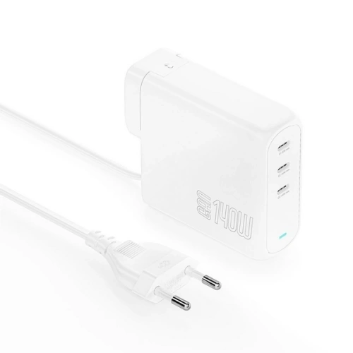 Kup Ładowarka sieciowa 4smarts GaN Flex Pro 140W 3xUSB-C biały - 4SMR61 - {ean13} - Sklep Home Screen