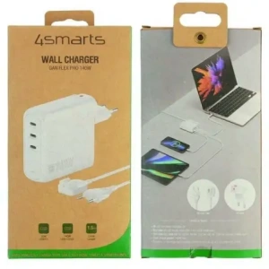Kup 4smarts network charger GaN Flex Pro 140W 3xUSB-C alb - 4SMR61 - {ean13} - Sklep Home Screen