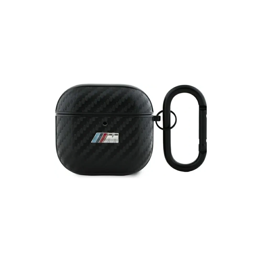 Etui BMW BMA4CMPUCA Apple AirPods 4 cover PU Carbon M Collection czarny/black