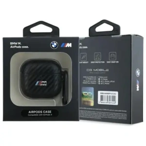 Kup BMW BMA4CMPUCA Apple AirPods 4 Hülle PU Carbon M Kollektion schwarz - BMW798 - {ean13} - Sklep Home Screen