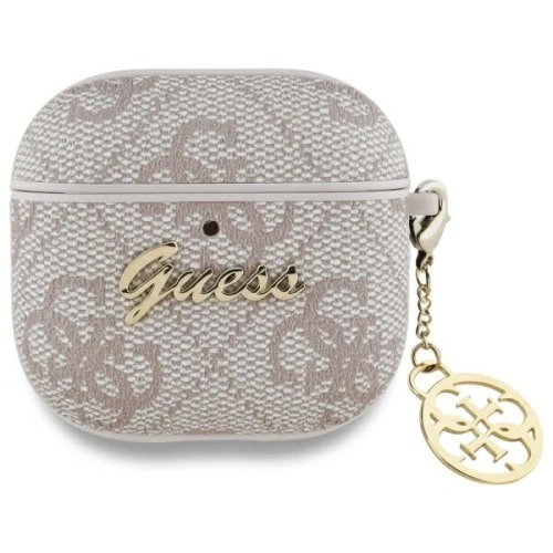 Kup Guess GUA4G4GSMP Apple AirPods 4 husă 4G Charm Collection roz - GUE4213 - {ean13} - Sklep Home Screen