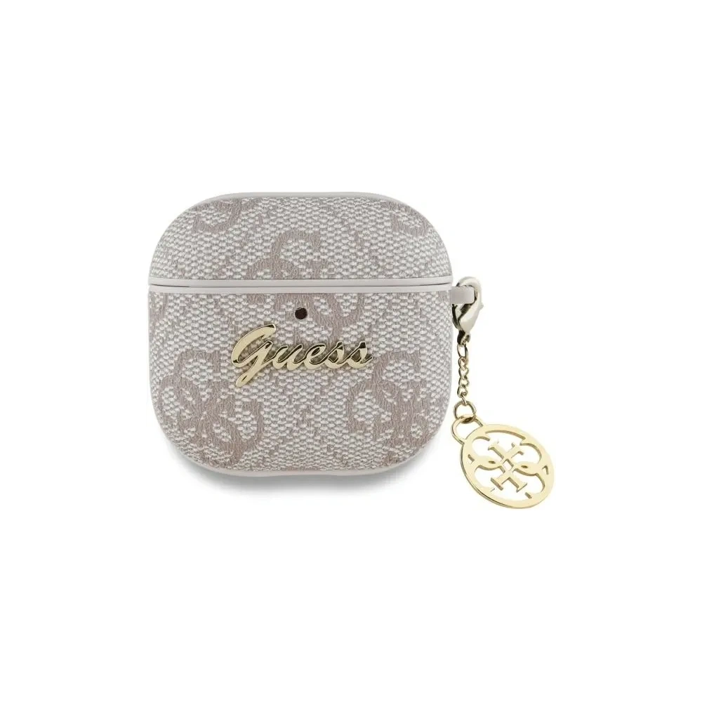 Etui Guess GUA4G4GSMP Apple AirPods 4 cover 4G Charm Collection różowy/pink