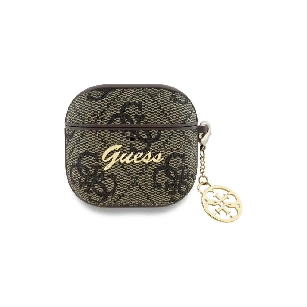 Etui Guess GUA4G4GSMW Apple AirPods 4 cover 4G Charm Collection brązowy/brown