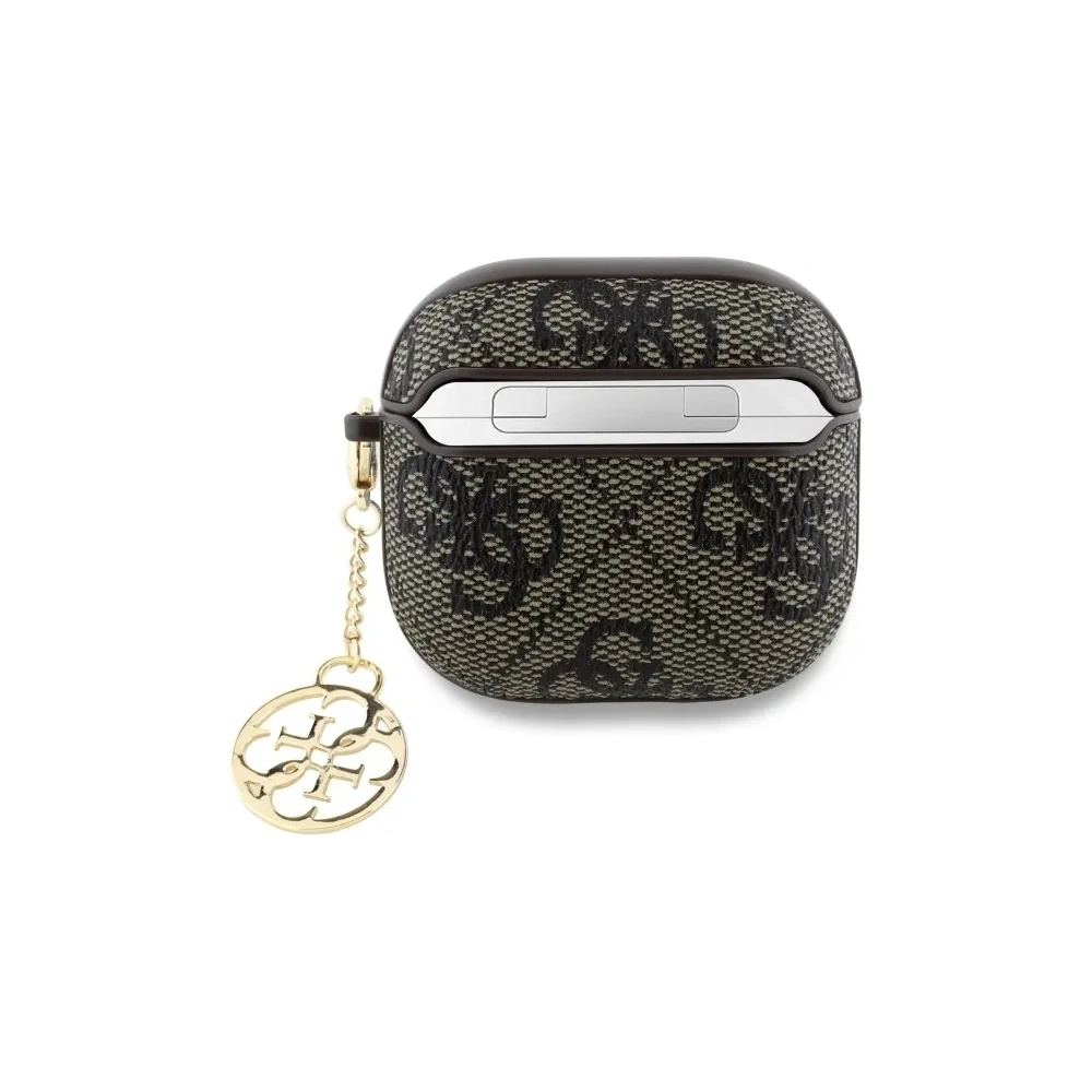 Etui Guess GUA4G4GSMW Apple AirPods 4 cover 4G Charm Collection brązowy/brown