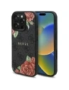Guess GUHMP16LP4ROPEMCK Apple iPhone 16 Pro hardcase 4G Flowers Print MagSafe black