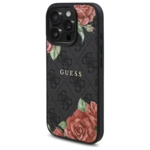 Kup Etui Guess GUHMP16LP4ROPEMCK Apple iPhone 16 Pro hardcase 4G Flowers Print MagSafe czarny/black - GUE4215 - {ean13} - Sklep Home Screen