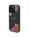 Buy Guess GUHMP16LP4ROPEMCK Apple iPhone 16 Pro hardcase 4G Flowers Print MagSafe black - GUE4215 - {ean13} - Home Screen Store Europe