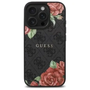 Kup Etui Guess GUHMP16LP4ROPEMCK Apple iPhone 16 Pro hardcase 4G Flowers Print MagSafe czarny/black - GUE4215 - {ean13} - Sklep Home Screen