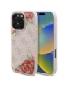 Etui Guess GUHMP16LP4ROPEMCP Apple iPhone 16 Pro hardcase 4G Flowers Print MagSafe růžový/pink