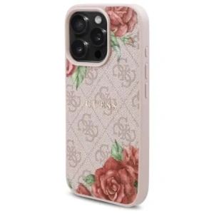 Kup Etui Guess GUHMP16LP4ROPEMCP Apple iPhone 16 Pro hardcase 4G Flowers Print MagSafe różowy/pink - GUE4216 - {ean13} - Sklep Home Screen