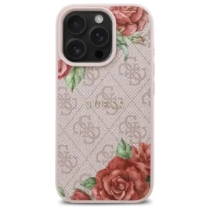 Kup Etui Guess GUHMP16LP4ROPEMCP Apple iPhone 16 Pro hardcase 4G Flowers Print MagSafe różowy/pink - GUE4216 - {ean13} - Sklep Home Screen