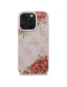 Buy Guess GUHMP16LP4ROPEMCP Apple iPhone 16 Pro hardcase 4G Flowers Print MagSafe pink - GUE4216 - {ean13} - Home Screen Store Europe