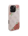 Buy Guess GUHMP16LP4ROPEMCP Apple iPhone 16 Pro hardcase 4G Flowers Print MagSafe pink - GUE4216 - {ean13} - Home Screen Store Europe