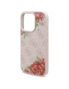 Buy Guess GUHMP16LP4ROPEMCP Apple iPhone 16 Pro hardcase 4G Flowers Print MagSafe pink - GUE4216 - {ean13} - Home Screen Store Europe