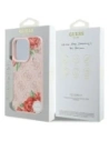 Buy Guess GUHMP16LP4ROPEMCP Apple iPhone 16 Pro hardcase 4G Flowers Print MagSafe pink - GUE4216 - {ean13} - Home Screen Store Europe
