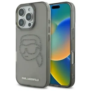 Kup Etui Karl Lagerfeld KLHCP16XHKHDCELK Apple iPhone 16 Pro Max hardcase IML Rhinestones Karl Head czarny/black - KLD21849 - {ean13} - Sklep Home Screen