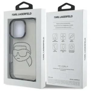 Kup Etui Karl Lagerfeld KLHCP16XHKHDCELK Apple iPhone 16 Pro Max hardcase IML Rhinestones Karl Head czarny/black - KLD21849 - {ean13} - Sklep Home Screen
