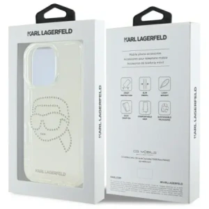 Kup Karl Lagerfeld KLHCP16XHKHDCELT Apple iPhone 16 Pro Max hardcase IML Rhinestones Karl Head transparent - KLD21850 - {ean13} - Sklep Home Screen