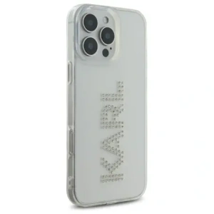 Kup Karl Lagerfeld KLHCP16XHKLSTDCT Apple iPhone 16 Pro Max hardcase IML Rhinestones Logo transparent - KLD21851 - {ean13} - Sklep Home Screen