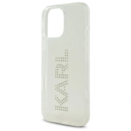 Buy Karl Lagerfeld KLHCP16XHKLSTDCT Apple iPhone 16 Pro Max hardcase IML Rhinestones Logo transparent - KLD21851 - {ean13} - Home Screen Store Europe